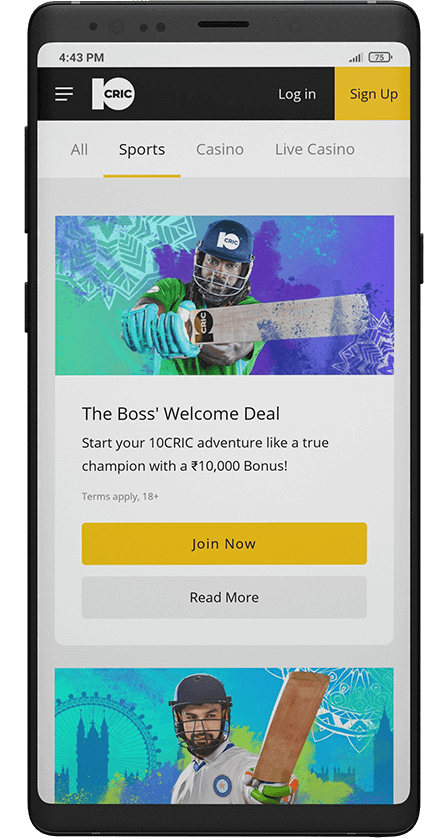 10cric app. Promotions