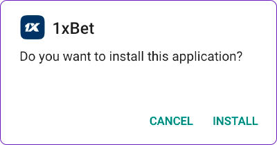 1xbet installation