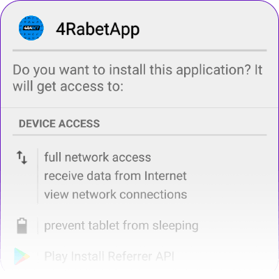 4rabet app installation
