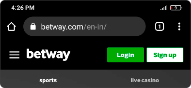 Betway mobile version