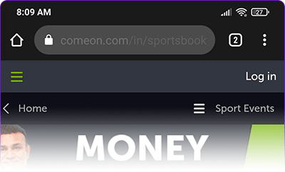 Comeon mobile website