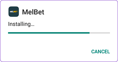 Melbet app install
