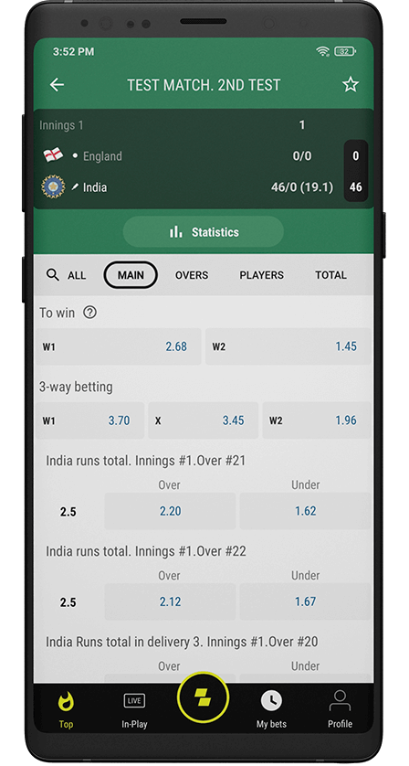 Parimatch India App. Cricket Betting