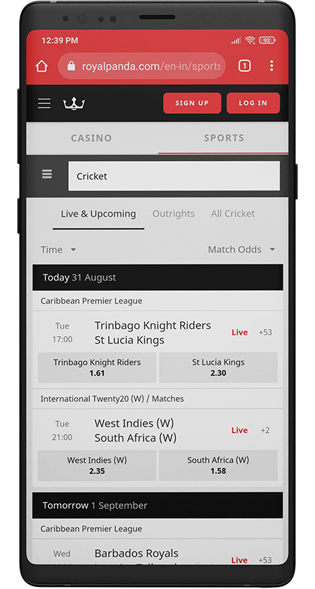 Royal Panda Sprts Betting