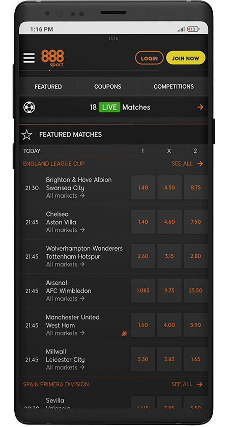 888sport betting site