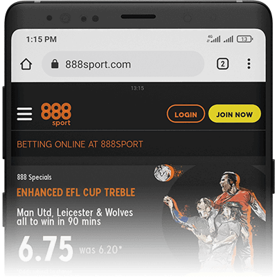 888sport mobile website overview