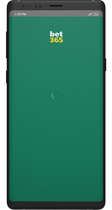 Bet365 app. Start screen