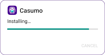 Casumo Android App Installation
