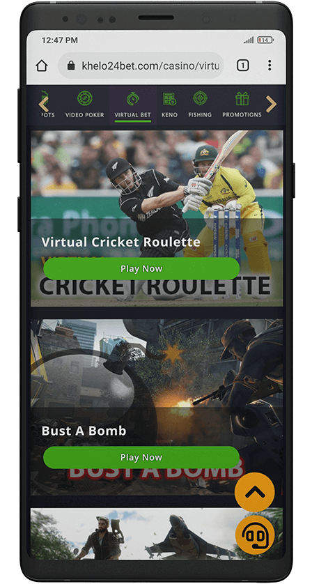 Khelo24 Virtual Sports Betting