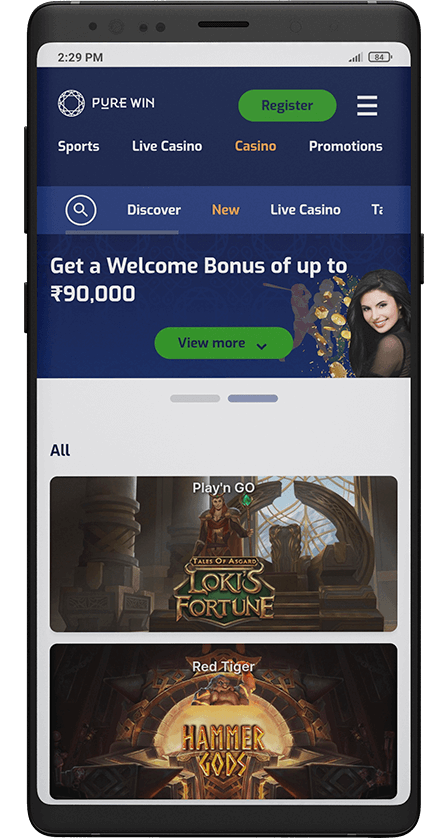 Purewin App. Casino